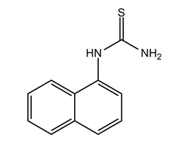 Структурная формула Альфа-Нафтилтиокарбамид (Крысид)
